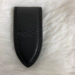 HP🥳Coach Magnetic Money Clip Black